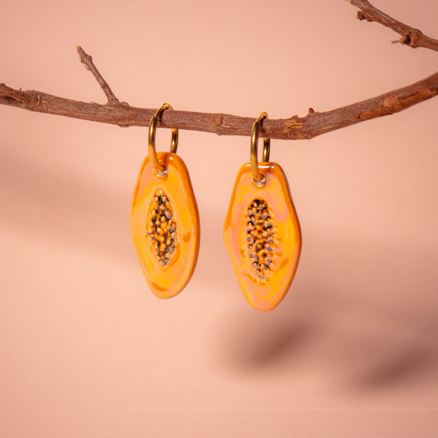 Pendientes Papaya