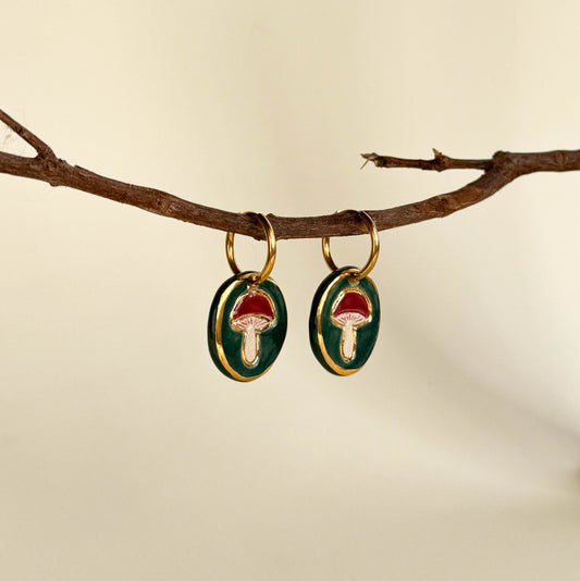 Pendientes Hongos de Montaña