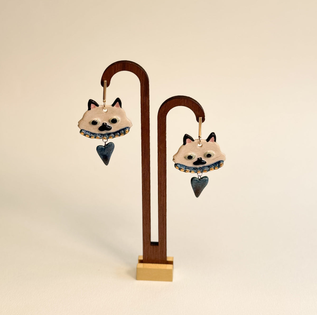 Pendientes Gato Real