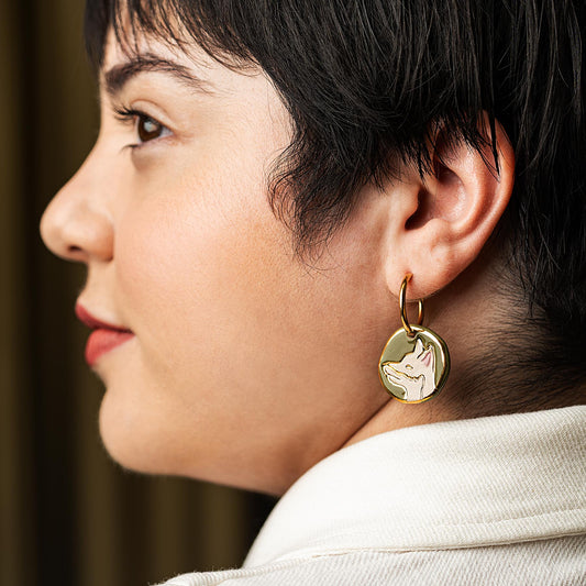 Pendientes El Zorro y el Conejo