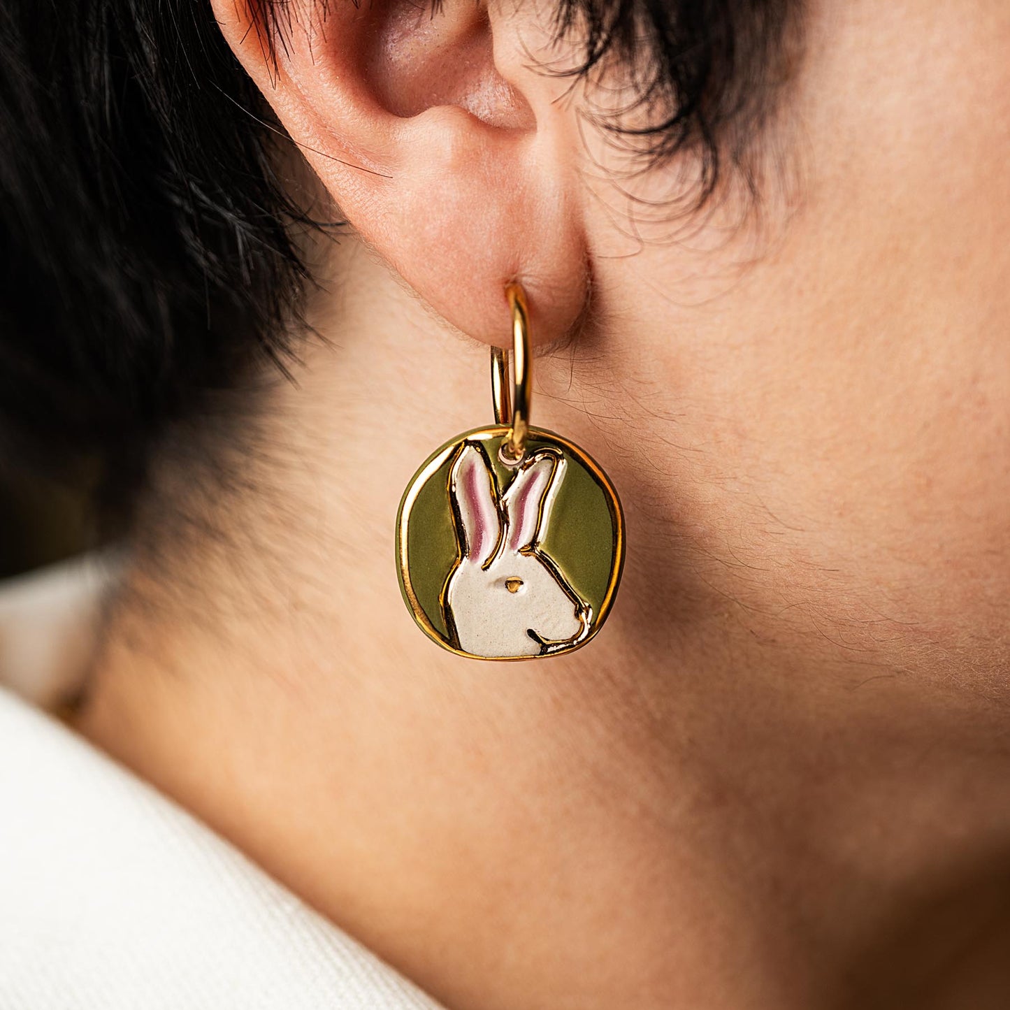 Pendientes El Zorro y el Conejo