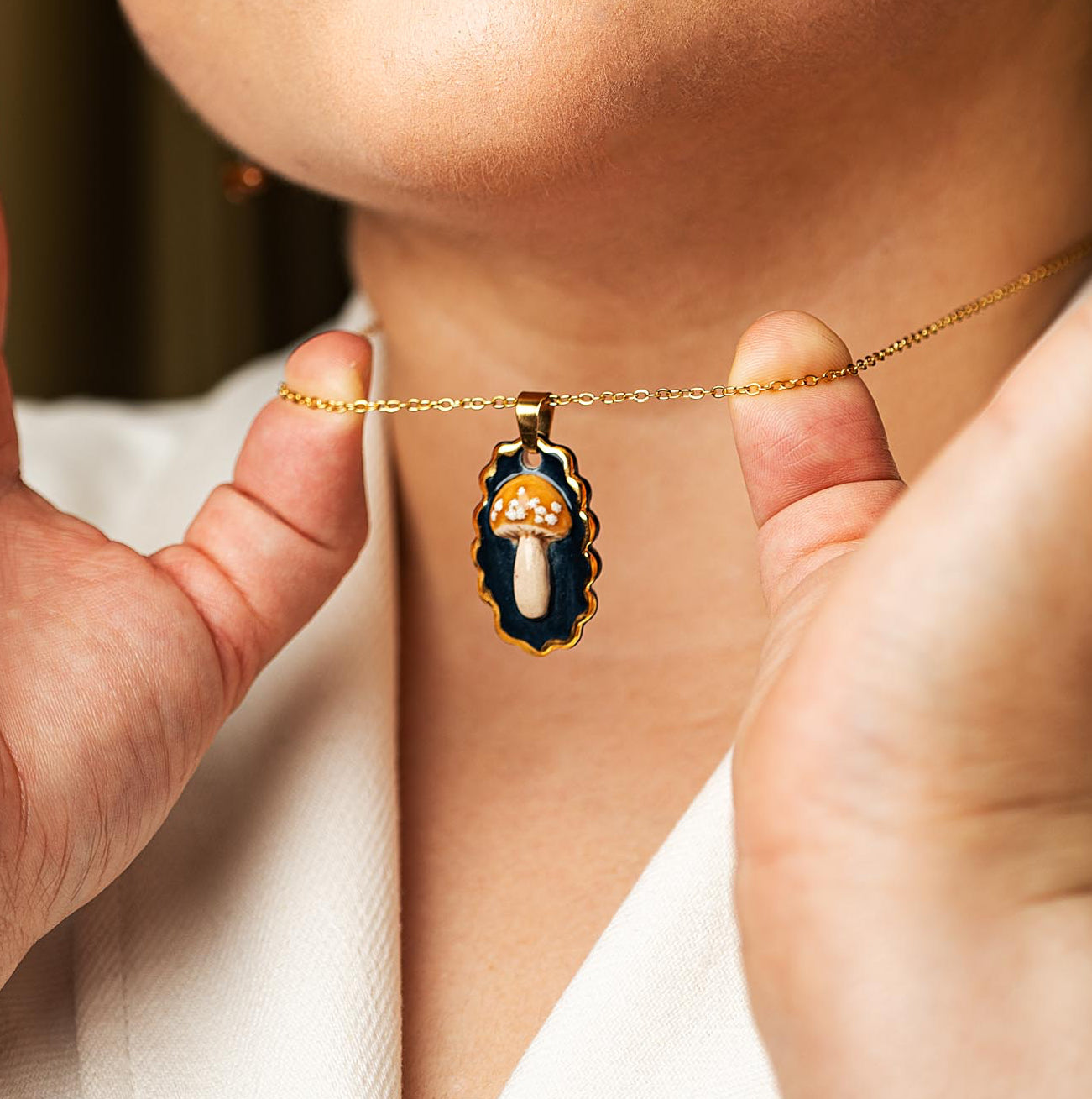 Colgante Amanita Pantera