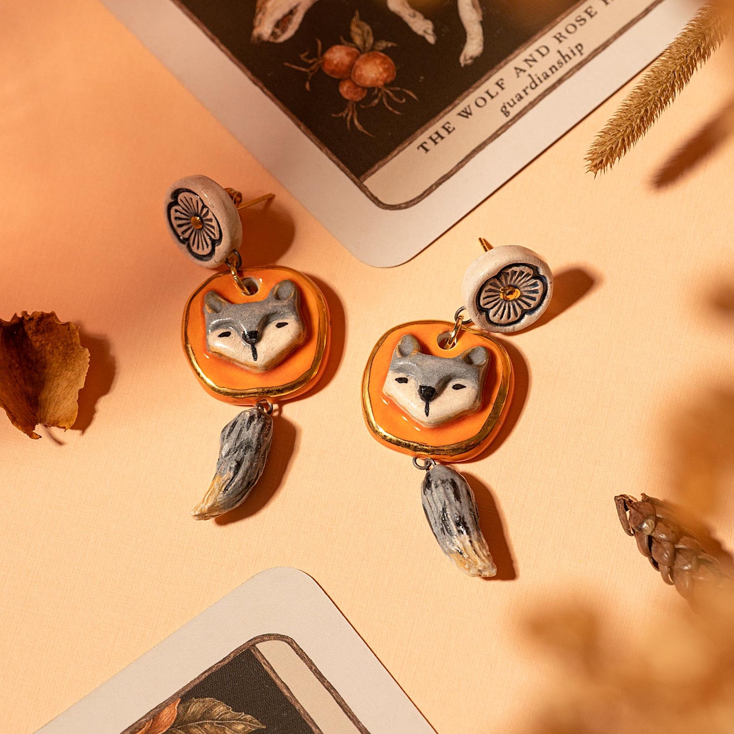 Pendientes Cola Plateada