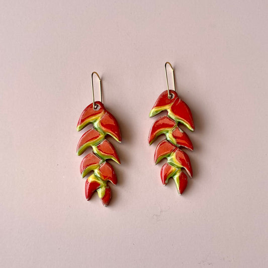 Aretes Heliconia
