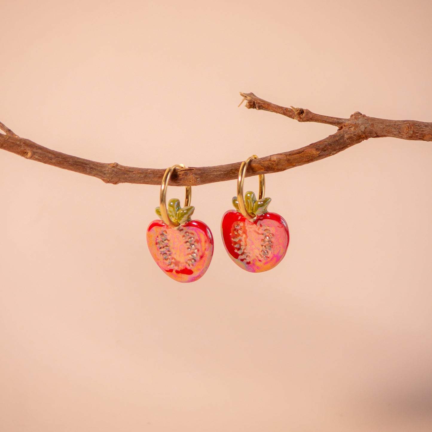 Pendientes Tomates
